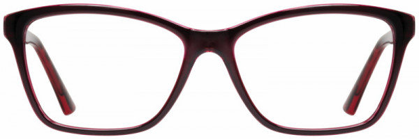 Elements EL-328 Eyeglasses, 3 - Deep Red / Red Demi
