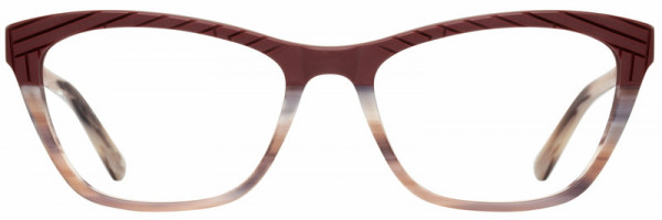 Cinzia Designs CIN-5094 Eyeglasses, 1 - Maroon / Horn