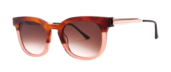 Thierry Lasry Penalty Sunglasses, 053 - Brown Tortoise and Pink