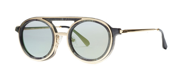 Thierry Lasry Stormy Sunglasses, 234 - Black Marble and Gold