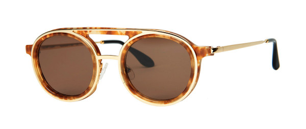 Thierry Lasry Stormy Sunglasses, 667 - Tortoise and Gold