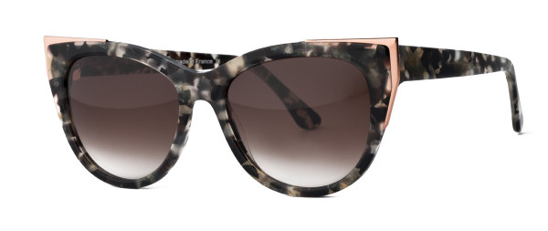 Thierry Lasry Epiphany Sunglasses, CA2 - Grey Tortoise & Rose Gold
