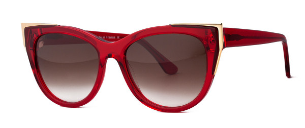 Thierry Lasry Epiphany Sunglasses, 462B - Translucent Red & Gold