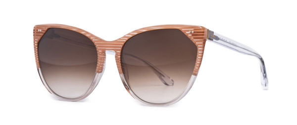 Thierry Lasry Swappy Sunglasses, 450 - Pink Stripes & Clear