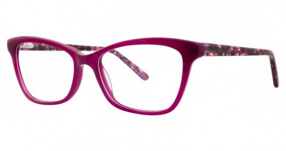 Genevieve GYPSY Eyeglasses, Fuchsia