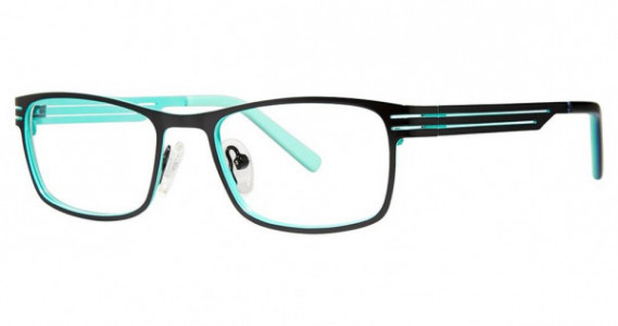 Modz EXCITING Eyeglasses, Matte Black/Mint