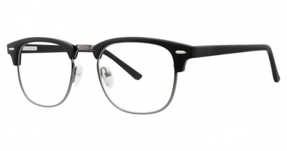 Modern Times CLASSIC Eyeglasses, Black Matte/Gunmetal