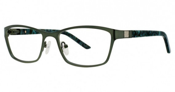 Genevieve Amazing Eyeglasses, matte emerald