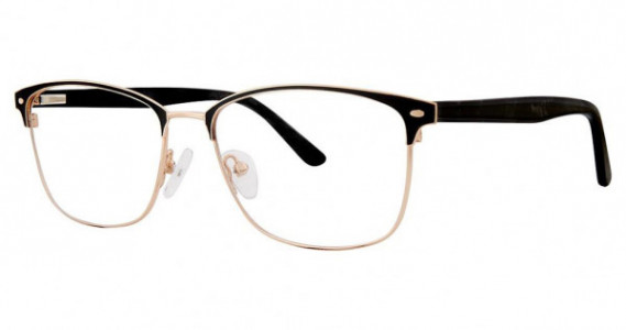Genevieve Beautiful Eyeglasses, matte black/gold