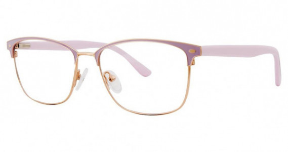 Genevieve Beautiful Eyeglasses, matte lilac/gold