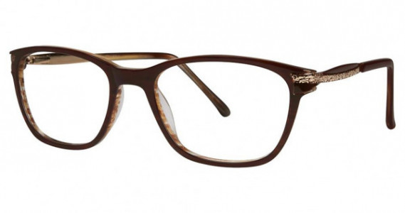 Genevieve Electrifying Eyeglasses, brown/gold