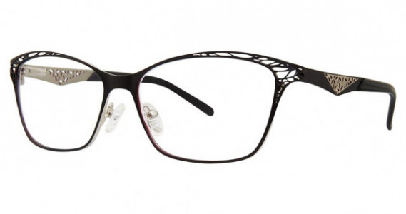 Genevieve Generous Eyeglasses, Matte Black