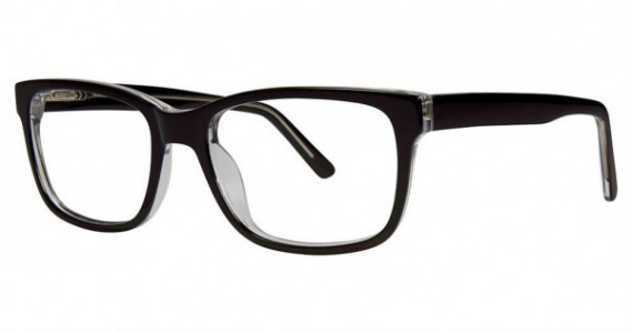 Genevieve Intellect Eyeglasses, black/crystal