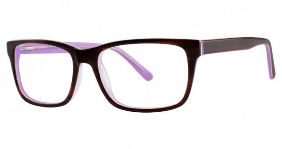 Genevieve Intellect Eyeglasses, tortoise/lilac
