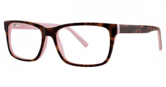 Genevieve Intellect Eyeglasses, tortoise/pink