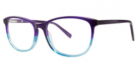 Genevieve Sultry Eyeglasses, Purple/Ice Blue