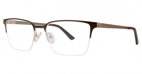 Giovani di Venezia GVX557 Eyeglasses, matte brown/gold