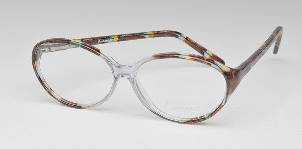 Ocean Optical O302 Eyeglasses, 1-Brown Mosaic