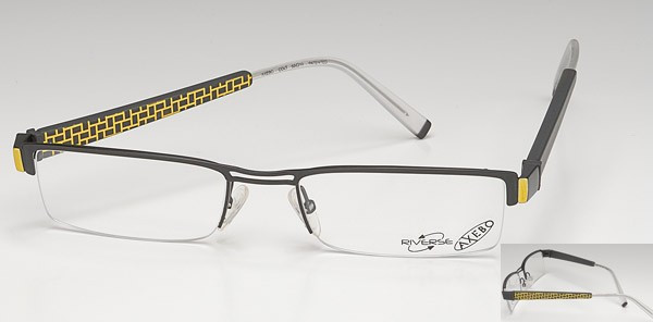 Axebo Colt Eyeglasses, 5-Black/Khaki