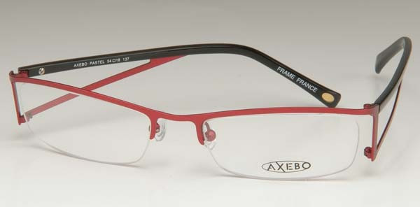 Axebo Pastel Eyeglasses, 2-Matte Red