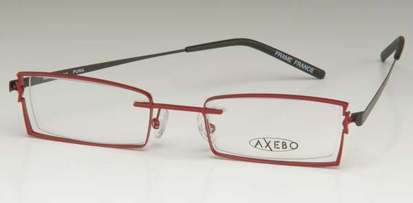 Axebo Pura Eyeglasses, 3-Black/Garnet