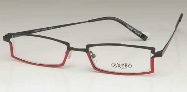 Axebo Roca Eyeglasses, 4-Black/White