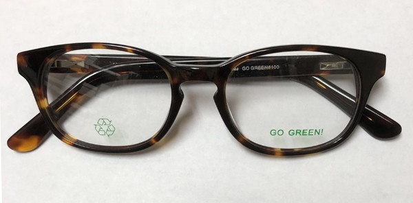 Go Green GG100 Eyeglasses, 2-Demi Amber
