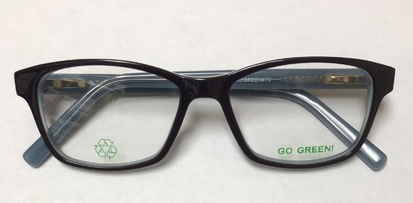 Go Green GG70 Eyeglasses, 3-Navy/Blue/Layer