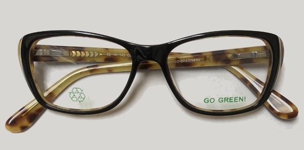 Go Green GG90 Eyeglasses, 3-Black/Light Tortoise