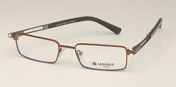 Laguiole Cliv Eyeglasses, 3-Brown/Gun