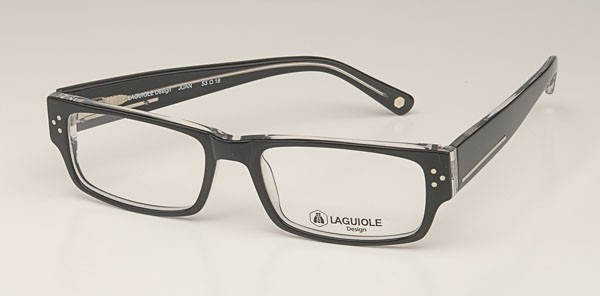 Laguiole Juan Eyeglasses, 1-Black/Crystal