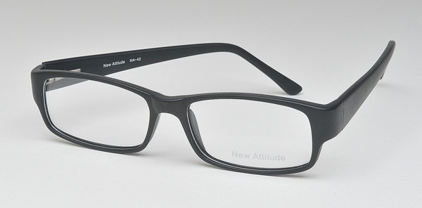 New Attitude NA42 Eyeglasses, 2-Black/Brown