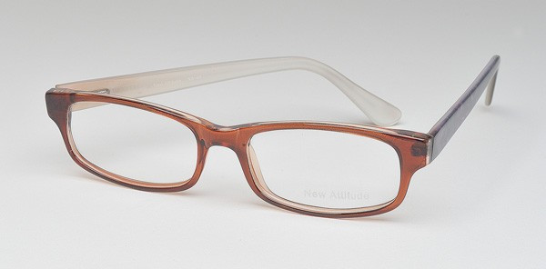 New Attitude NA49 Eyeglasses, 1-Brown/Crystal
