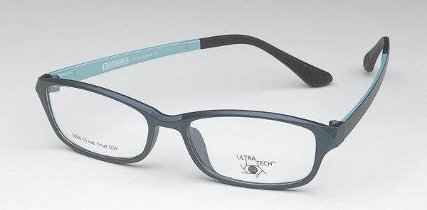 Ultra Tech UT111 Eyeglasses, 3 - Navy/Black/Lt. Blue