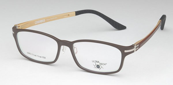 Ultra Tech UT119 Eyeglasses, 3 - Satin Brown