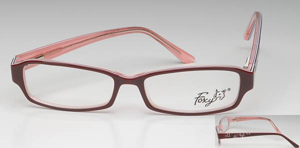 Unique Designs Fling Eyeglasses, Black/Red