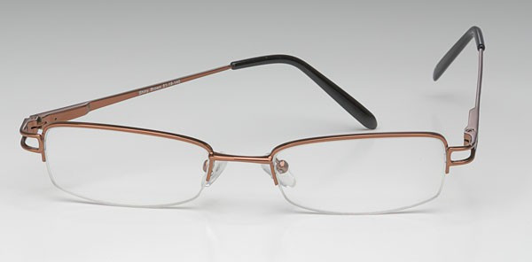 Unique Designs Peso Eyeglasses, Shiny Brown