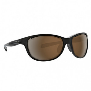 VOCA Twister Sunglasses, Gloss Black/RGO Polarized Brown