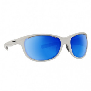 VOCA Twister Sunglasses, Matte White/Smoke Blue Ion