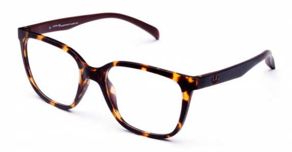 adidas Originals AOR010O Eyeglasses, Havana Brown/Black .148.009