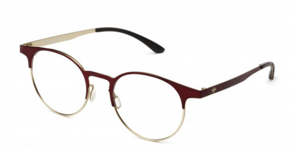 adidas Originals AOM000O Eyeglasses, Red/Gold .053.120
