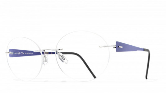 Blackfin Coos Bay Eyeglasses, Silver & Purple - C725