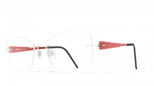 Blackfin Coos Bay Eyeglasses, Silver & Red - C705