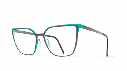 Blackfin Doran Eyeglasses, Grey & Aqua Green - C596
