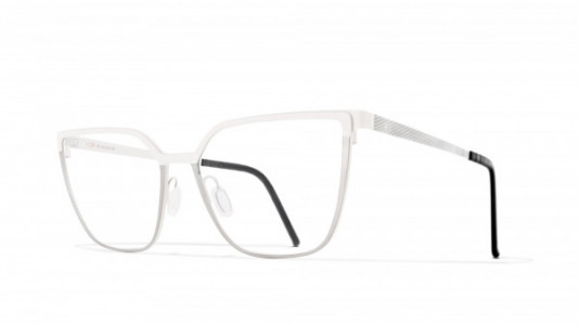 Blackfin Doran Eyeglasses, White & Silver - C682