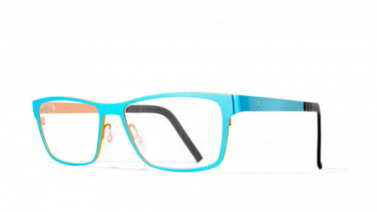 Blackfin Enderby Eyeglasses, Light Blue & Brow - C570