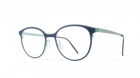 Blackfin Hamlet Eyeglasses, Dark Blue & Green - C740