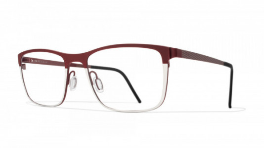 Blackfin Hammond Eyeglasses, Red & Silver - C816