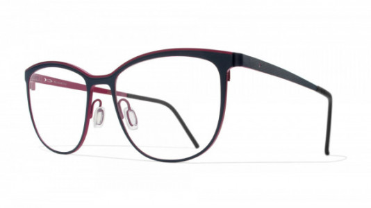 Blackfin Harrisville Eyeglasses, Dark Blue & Red - C834