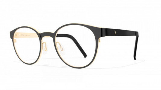 Blackfin Key West Eyeglasses, Black & Gold - C1111
